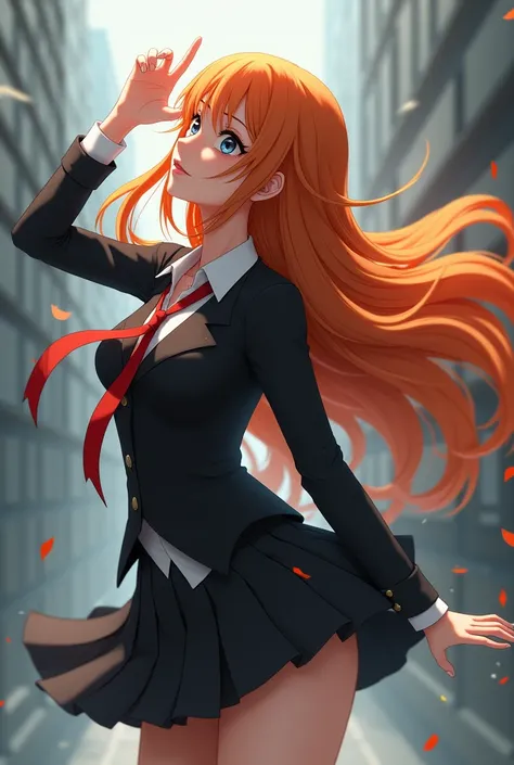 orihime from bleach arching