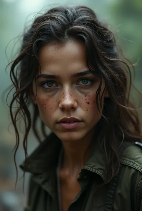 Sarah Cameron en Maze Runner, foto realista aesthetic 