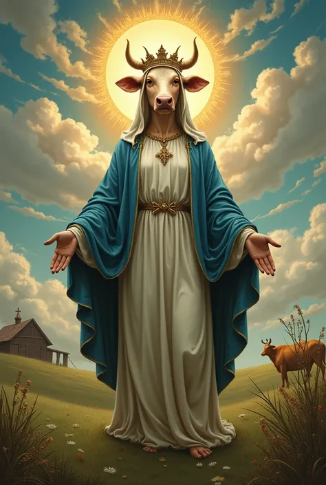 The Virgin Mary is a cow