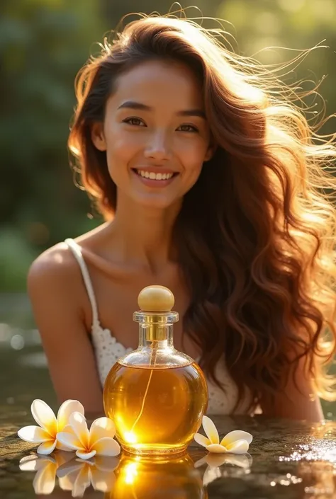 Hair oil bottle ads