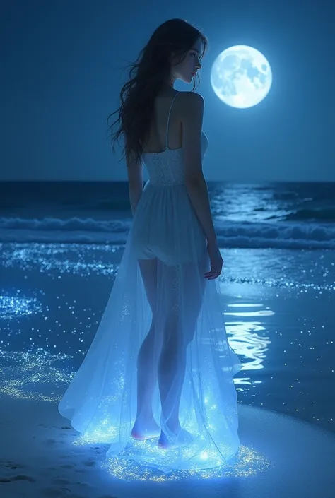 a beautiful woman by BioluminescenceBeach and Ingrid Baars 