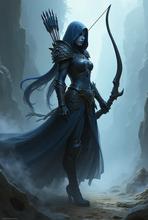 Hero drow ranger in the dota 2 