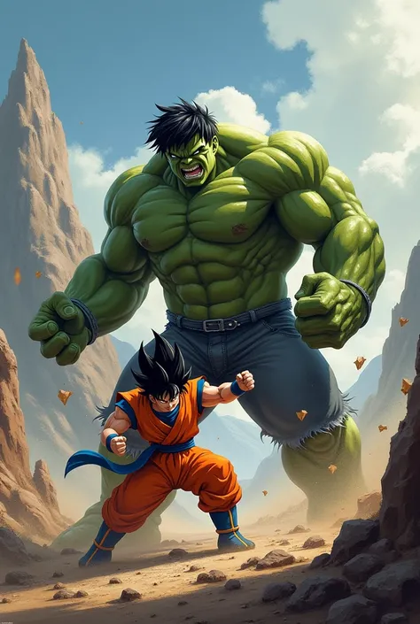 hulk vs goku