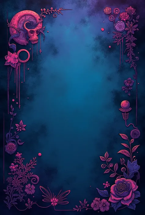 create a dark blue medium purple background with doodles and graffiti in the style of the animated series Arcane