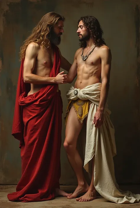 Jesus having sex with the apostle John and Mary Magdalene