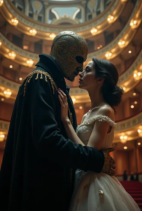 The Phantom of the Opera and Cristine de la Mano