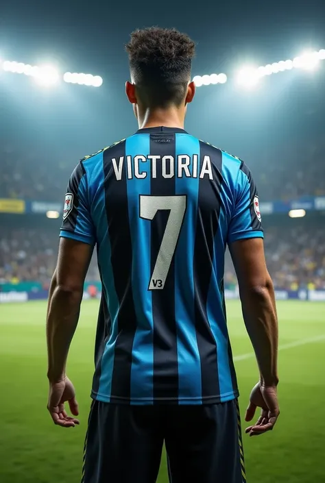 A Botafogo jersey with the name Victoria on the back and number 7