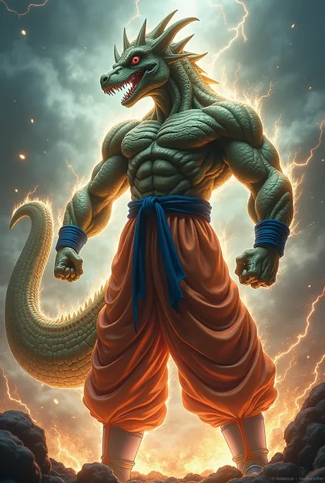 Ramon Dino and Goku merge