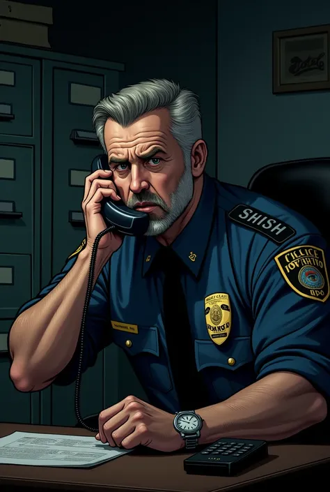  The sergeant gets a call from the governor,  your daughter had disappeared  