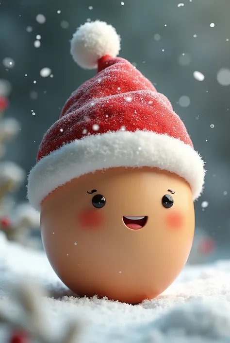 CHRISTMAS EGG WITH HAT