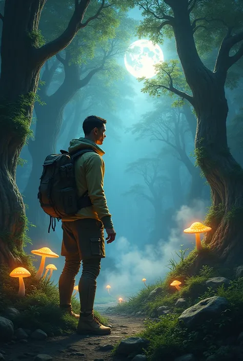 Magical Forest with Cristiano Ronaldo
Cristiano Ronaldo stands at the edge of an enchanted forest, his eyes wide with awe. The forest is filled with towering, ancient trees with glowing leaves that shimmer in the moonlight, and their trunks seem to whisper...