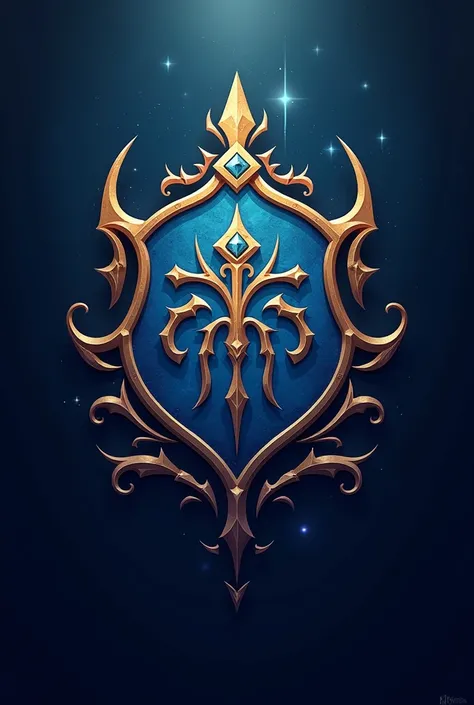 Magical kingdom emblem simple