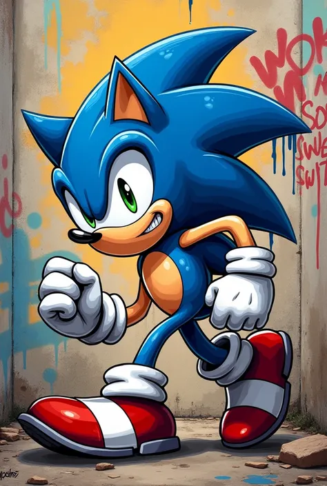 You can create a graffiti Q that is combined with Sonic?