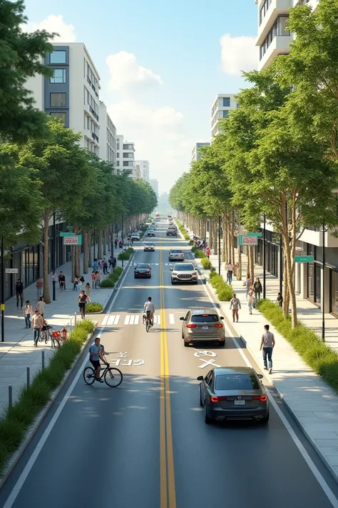 Improve streets for better AUTOMOTIVE AND PEDESTRIAN MOBILITY