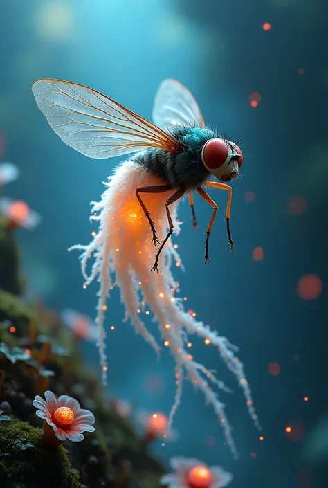 hybrid fly with jellyfish