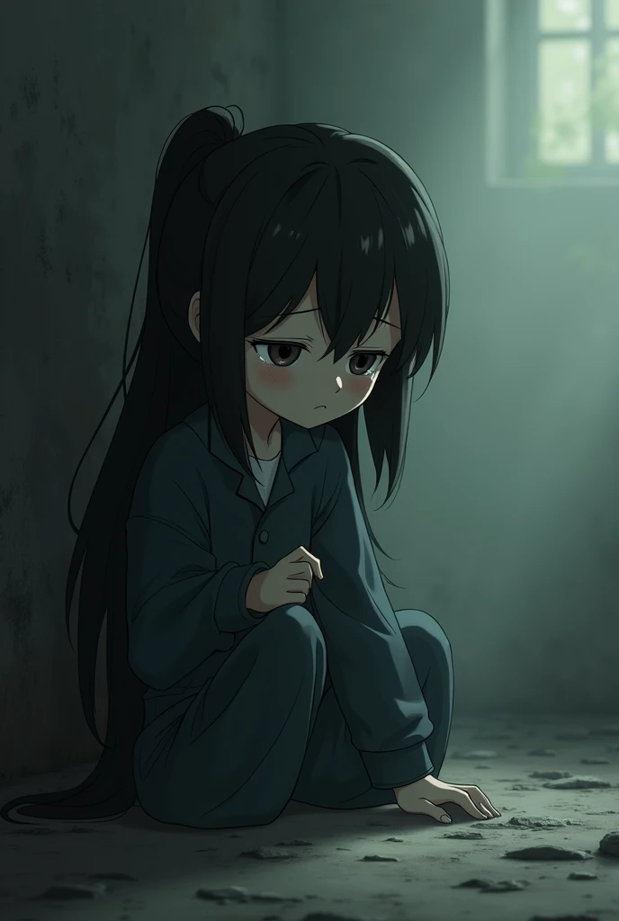 A sad animated  