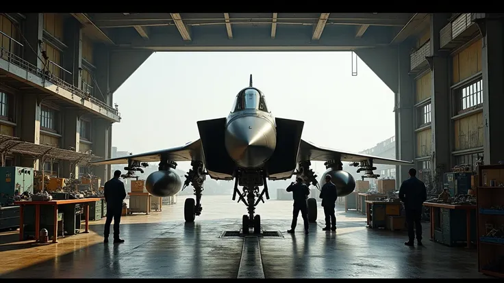 Ace Combat under maintenance at RAF AV-8 Harrier II