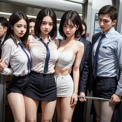 Horny male students hunt for neat and beautiful female students , Female students forced to participate in a undressing game by male students , Female students who were suddenly stripped of their school uniforms by male students in front of viewers and the...