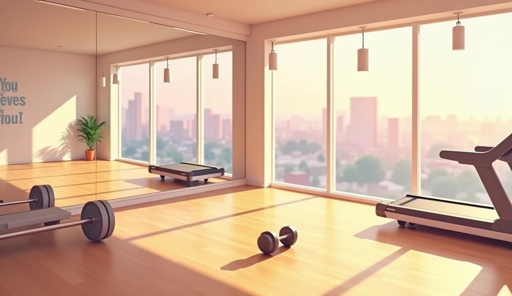 "A vibrant gym rendered in a detailed isometric perspective, combining the graphical simplicity of Project Zomboid with the polished, bright aesthetic of The Sims. The scene is shown from a clear, angled viewpoint, emphasizing the space and layout in a cle...