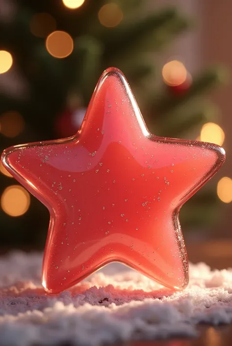 Create a Christmas star from lip moisturizer brand Carmed Cimed