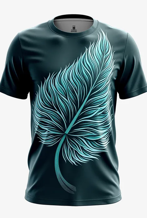  Design of a , something new and unique ,  t-shirt that has a cool leaf
