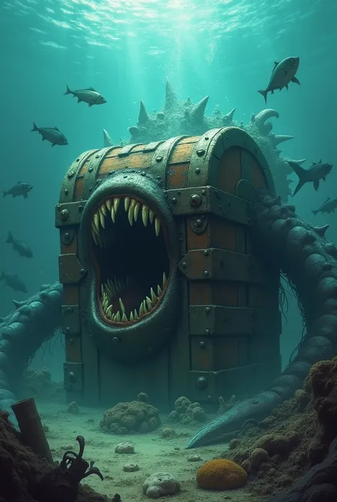 Treasure Chest　mimic　In the sea