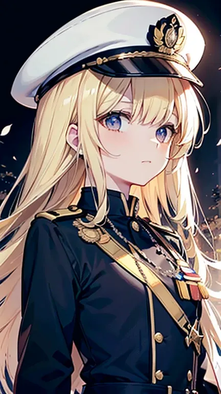 she wears a military uniform and a military cap. Military uniform means clothing worn by members of the armed forces. In a broad sense, it includes the clothing of pre-modern combatants, but usually refers to the uniform established by the armies of the 17...