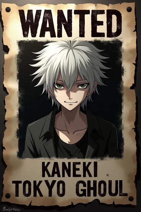 Kaneki by Toyko Gholl ,  on a wanted poster