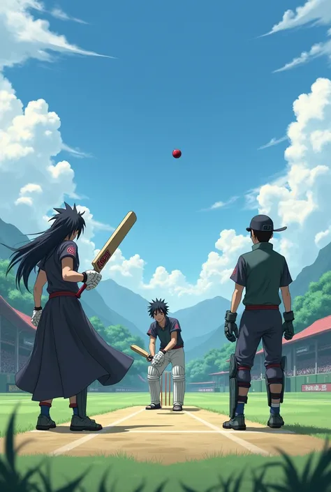 , sasuke, jiraya, madara are in cricket team 