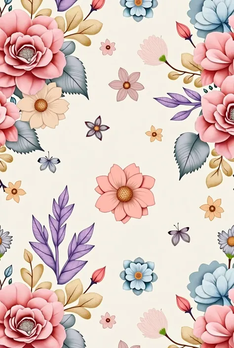 pattern for related sewing fabric in pastel colors ,  without people who have threads, needles, scissors, measuring tape, etc.