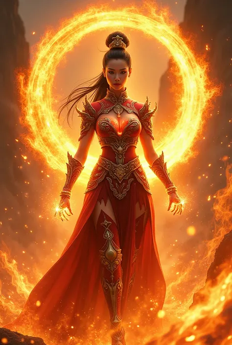 Female fire goddess liu kang 