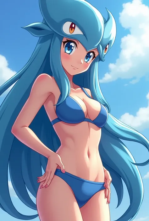 Play Pokemon Articuno like a beautiful girl who shows her naked tits and ass