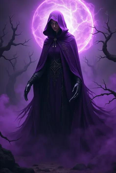 The Purple Witch with the Devils Word
