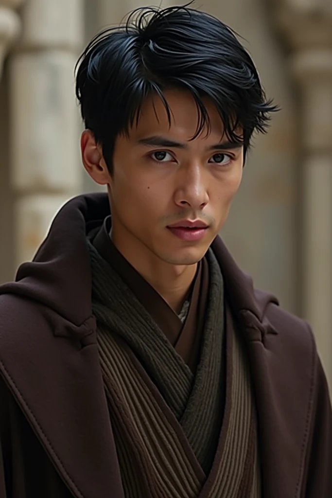 A handsome, short-haired, black-haired Jedi from Star Wars