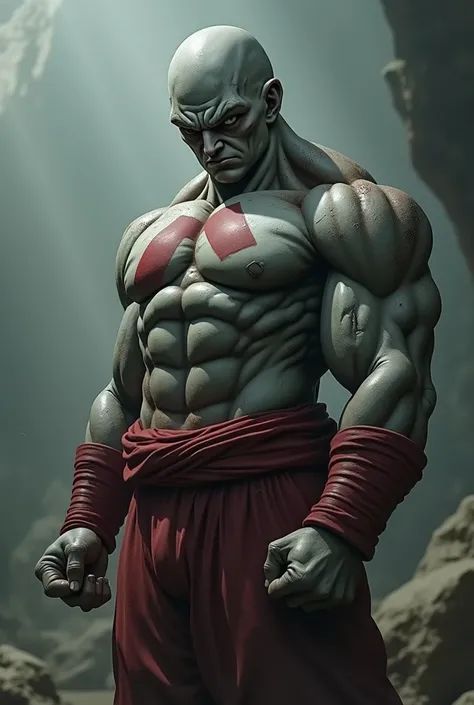 Create a tired Jiren from Dragon Ball 