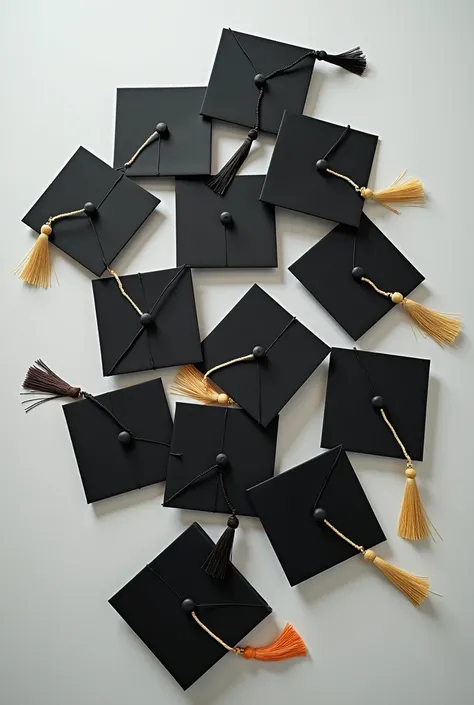 An image of real graduation hats 