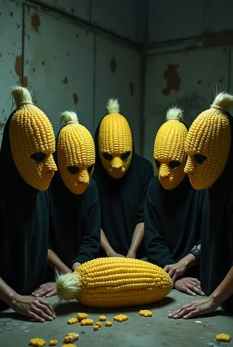 Making masks from modern corncobs is bad too