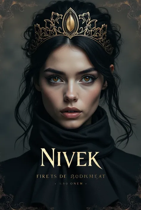 I want a perfume label with the name Nivek