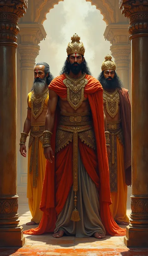 Mahabharat:-धृतराष्ट्र ने शक्ति के लिए लालसा दिखाई, पांडु ने धर्म और कर्तव्य का पालन किया, और विदुर ने न्याय और नीति का प्रतिनिधित्व किया।  
  