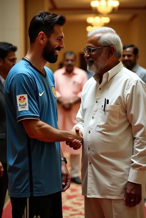 Messi handshake pinarayi vijayan 