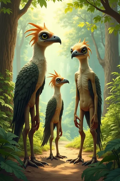 What would we humans look like if we had evolved from birds 