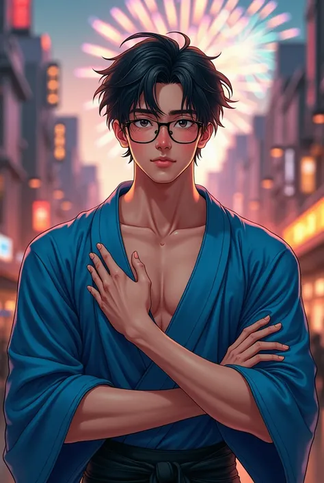  Japanese Anime Picture,  measurements、​masterpiece、 high resolutionมาก、( realistic :1.4)、 thin face 、solo、１Human male 、Black hair、Shiny skin、Dense skin、( Asian Man )、 architecture 、(more absurd、 high resolution、 ultra fine )、、1 man,  teen、Mans age 17 )、ve...