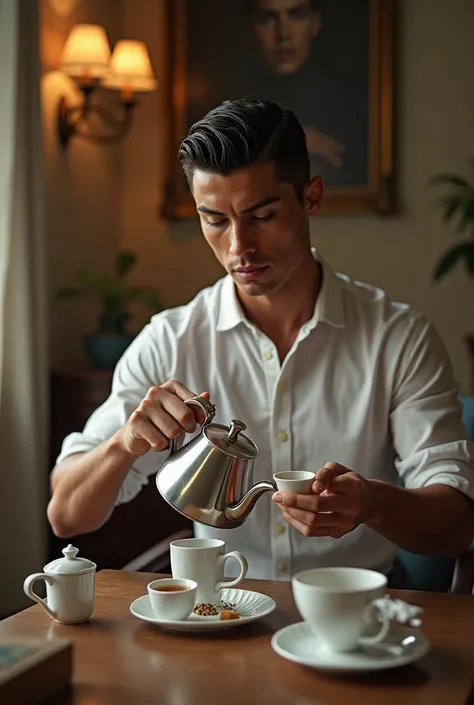 Cristiano Ronaldo tea a making 