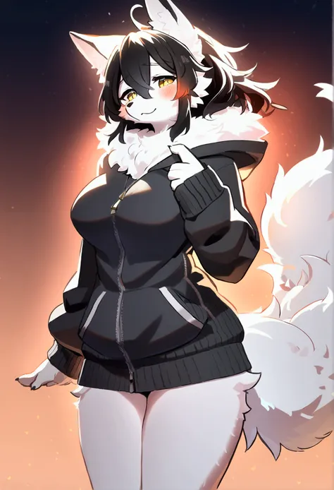 (top quality, best quality, High-quality illustrations, masterpiece, perfect artwork, cinematic light and shading, 16k, 1080p, uploaded on e621)(kemono, furry, anthro, alone), 1 larger female, (very detailed body, face, tail, arms, hands, legs, head and ey...