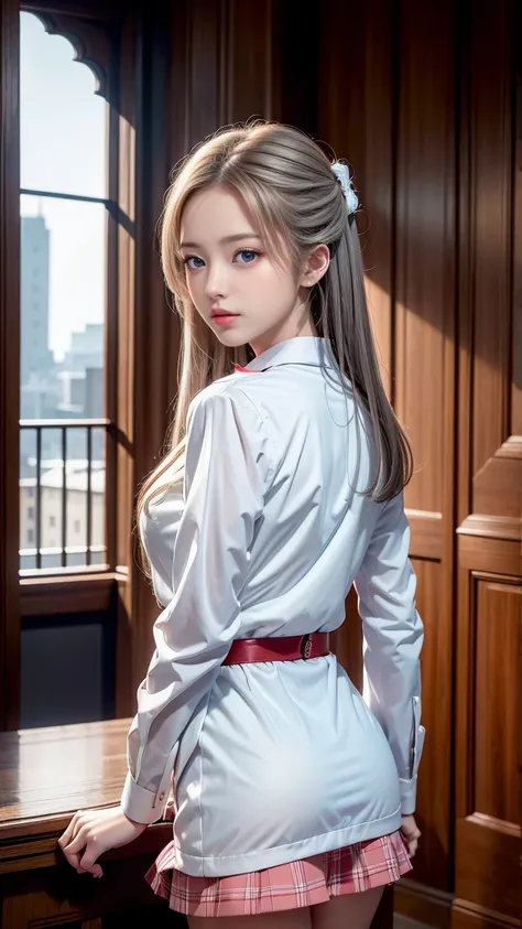 
((長い階段を駆け上がる girl)),(Rear view),( Looking Back)、Top quality work、Actual Work、Super premium graphics、8K HD CG Works、 high quality graphics、High-definition CG works、10x pixels、 like a fairy in a painting ：1.1、Advanced Technical Details、 natural light、 super...