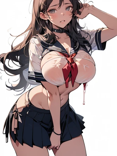 ((gstring thong)), ((Brazilian transparent micro bikini)), (((((gigantic hip))))), ((((((gigantic breast)))))), transparent micro bikini, transparent micro bikini, (((school uniform))), (((shy))), (((blushing))), (((With tears in her eyes))),