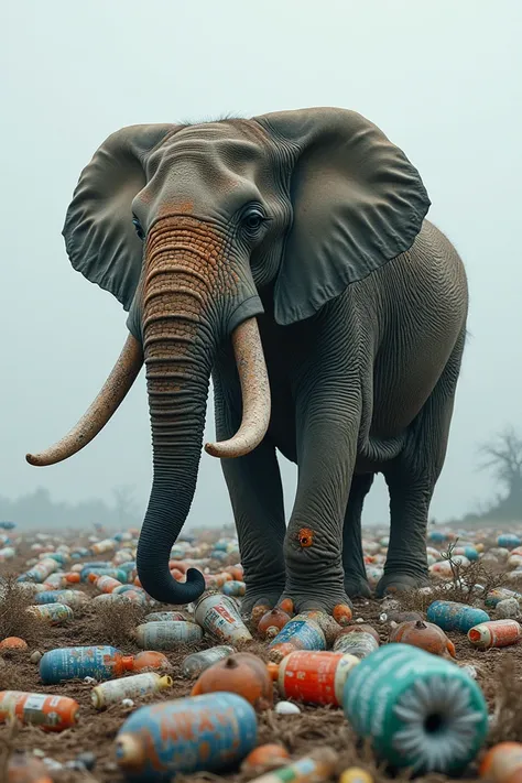 Merge Elephant with Plastic 