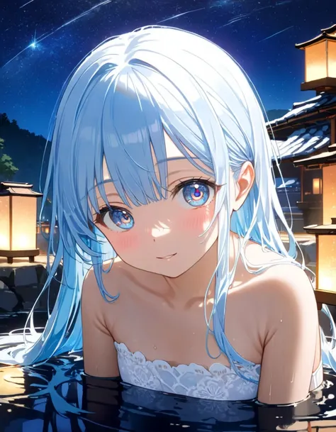 masterpiece, best quality, extremely detailed, (illustration, official art:1.1), 1 girl ,(((( light blue long hair)))), ,(((( light blue long hair)))),light blue hair, , long hair ((blush)) , cute face, big eyes, masterpiece, best quality,(((((a very delic...