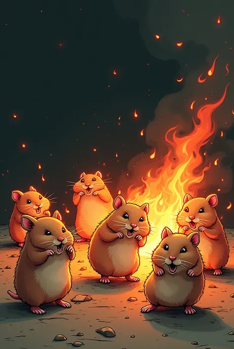 Burning hamsters