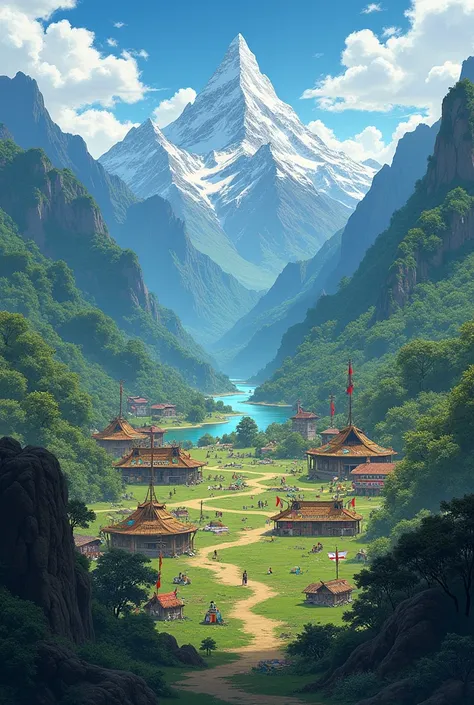 You want a background for where Magayon lives, with a tribal-themed setting. Got it! Would you like me to create a visual representation of this or just describe it? If visual, let me know the specific elements youd like, such as mountains, forests, or tri...